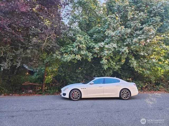 a car parked in a parking space