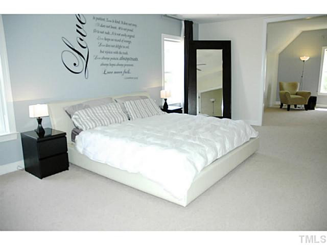 702 Ivyshaw Road Cary, NC 27519 - Photo 14 of 25 Great space for sleeping, yet a nice sitting room to the right. An area for reading or watching TV..... Master Suite