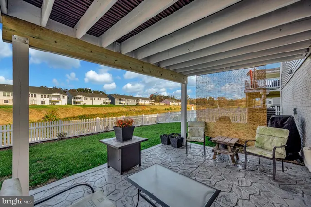 a view of a lake with a city