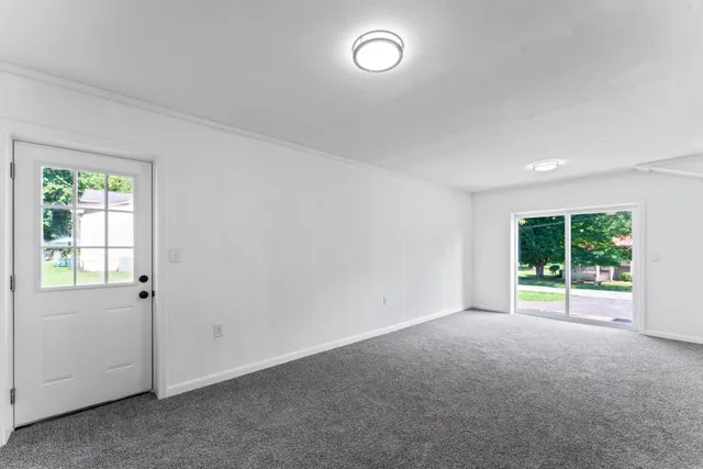 a view of room with window