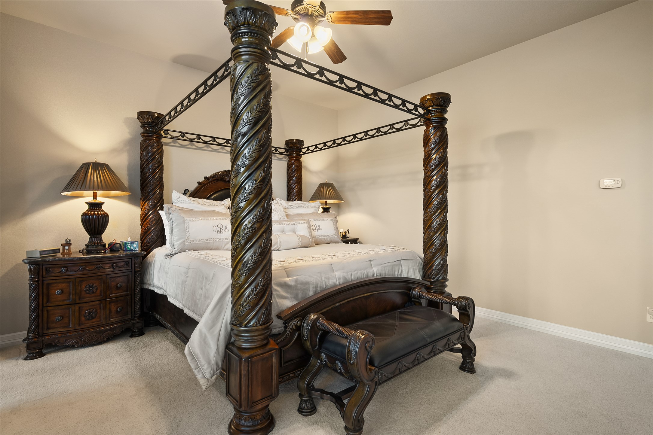 1200 Lions Lair Leander, TX 78641 - Photo 13 of 40 a bedroom with a bed and a mirror