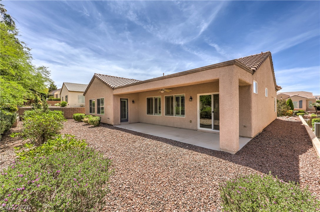 2276 Saxtons River Road Henderson, NV 89044 - Photo 33 of 49 Mature Low Maintenance Landscaping with Rock and Shrubs and Automatic Drip Irrigation System on Timer