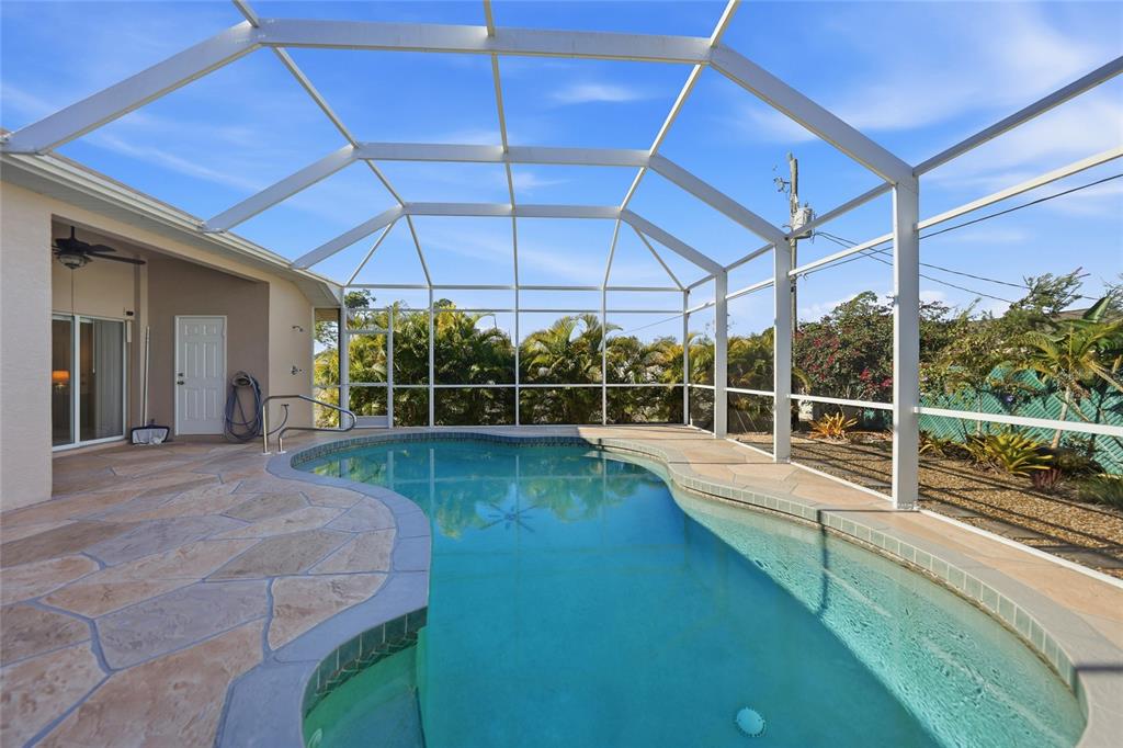 5455 Graves Terrace Port Charlotte, FL 33981 - Photo 41 of 54 a view of a backyard with sitting area