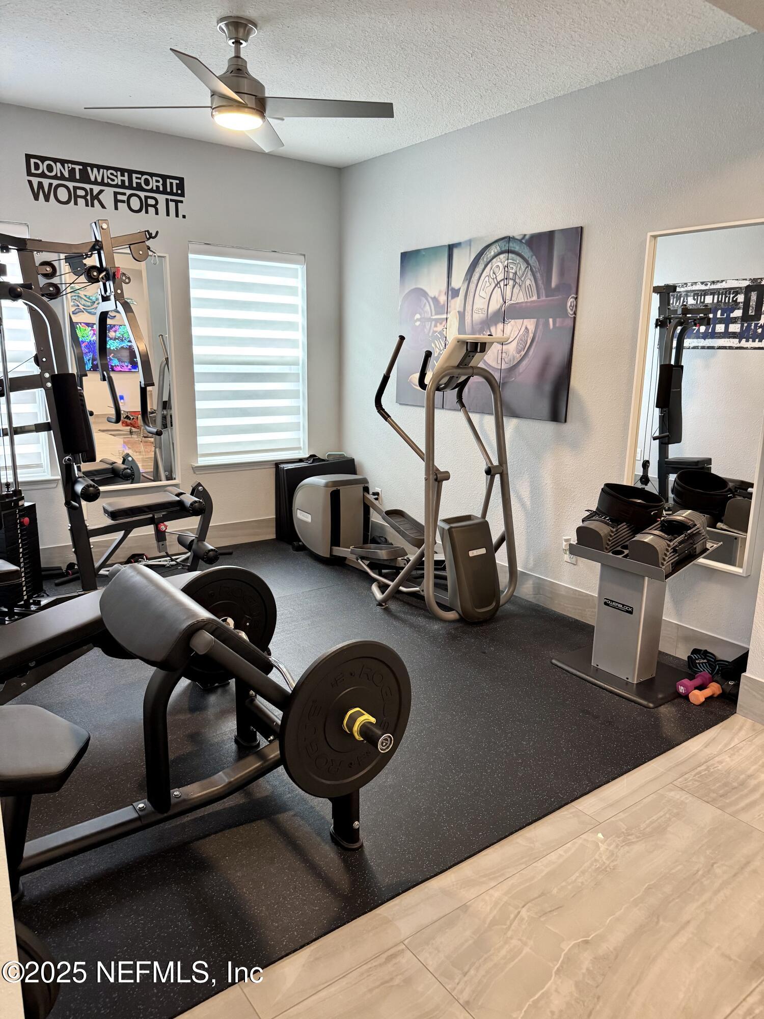 163 Pine Forest Court St. Augustine, FL 32092 - Photo 17 of 85 a room with gym equipment