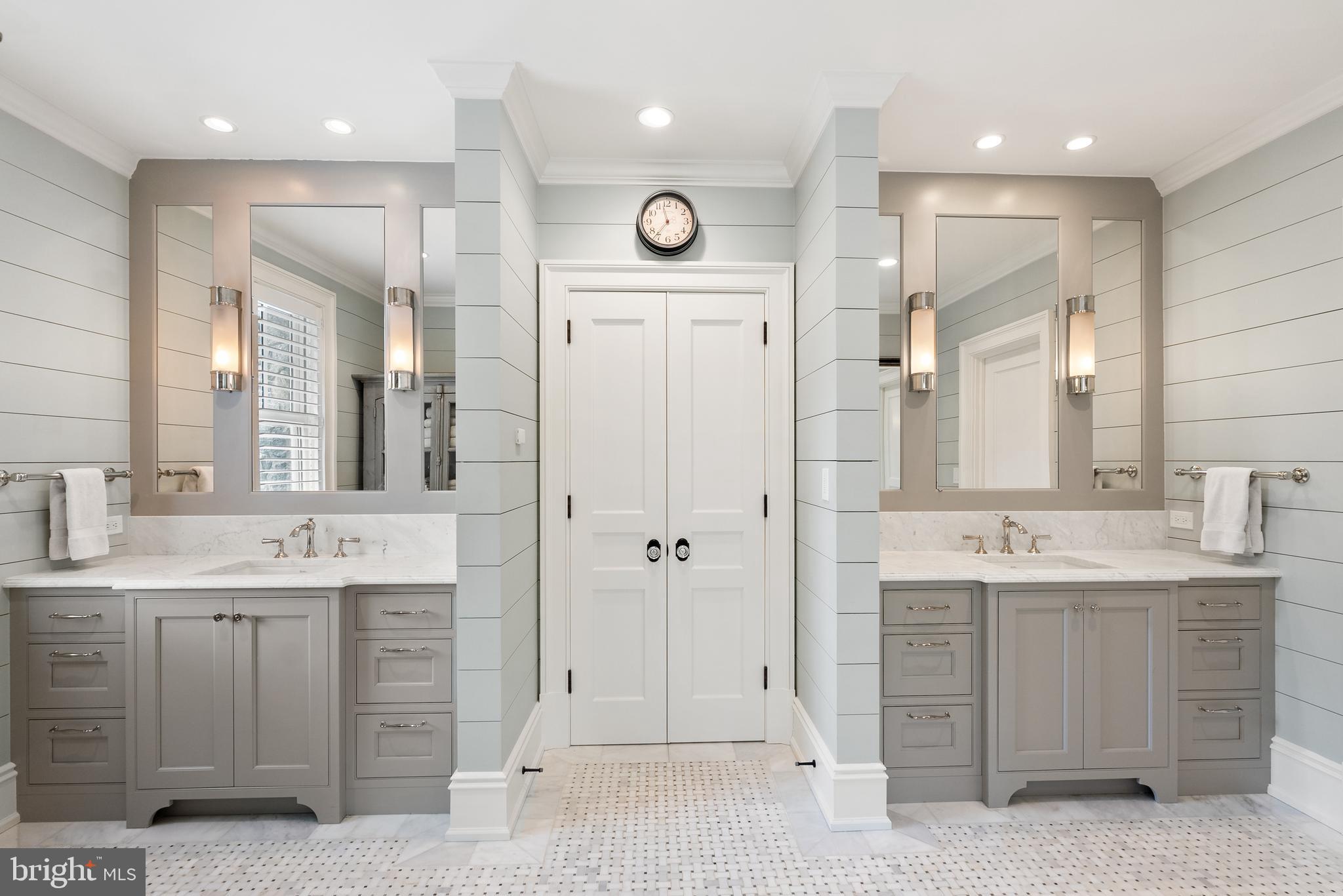 6529 Sothoron Road McLean, VA 22101 - Photo 42 of 103 Heated marble basket weave floors