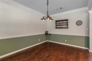 a view of a room with a fan