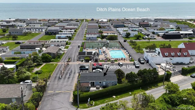 a view of an ocean beach