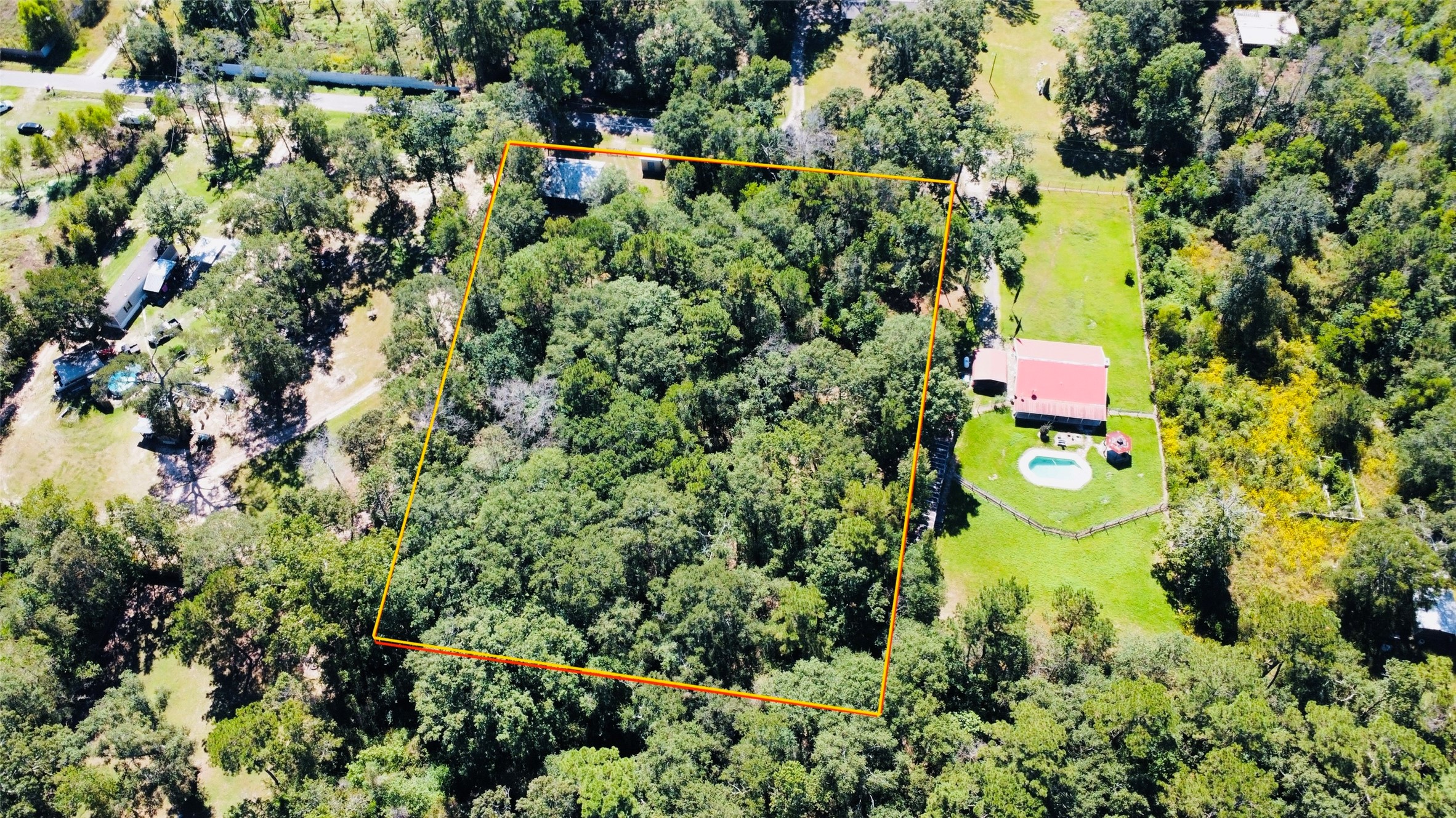 402 County Road 3708 Splendora, TX 77372 - Photo 6 of 11 a view of a garden with a tree