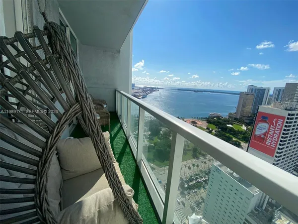 a view of a gym with the view of a porch