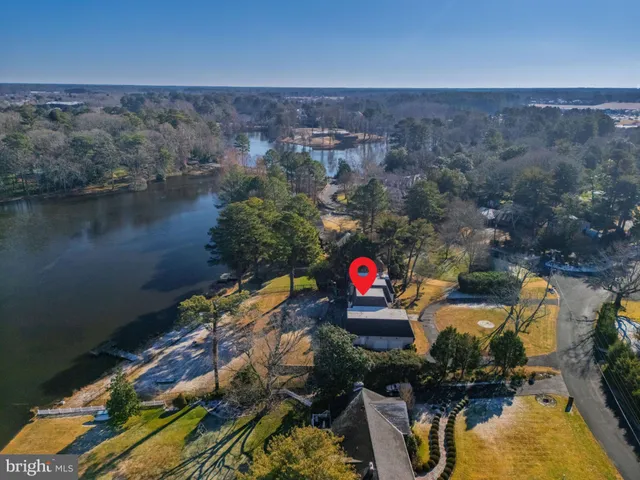 a view of lake and mountain
