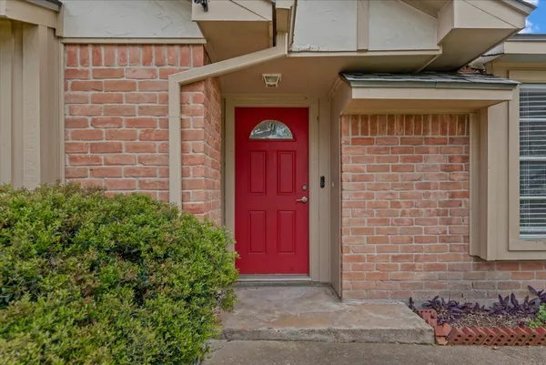 a front view of a house with entryway