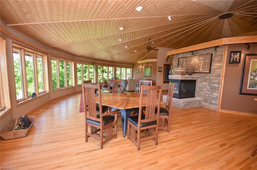 1047 Radhas Way Sandy Ridge, NC 27046 - Photo 8 of 30 Spacious living area includes room for any size dining table.