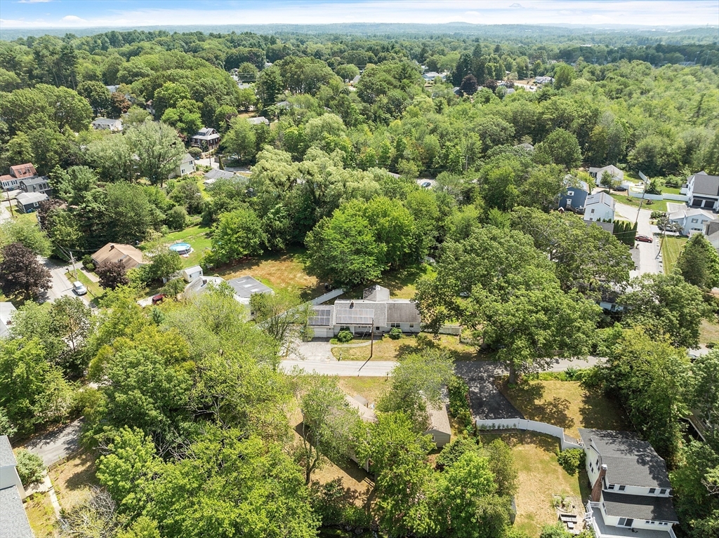 1 Lakeside Road Billerica, MA 01821 - Photo 28 of 40 an aerial view of a houses with a yard
