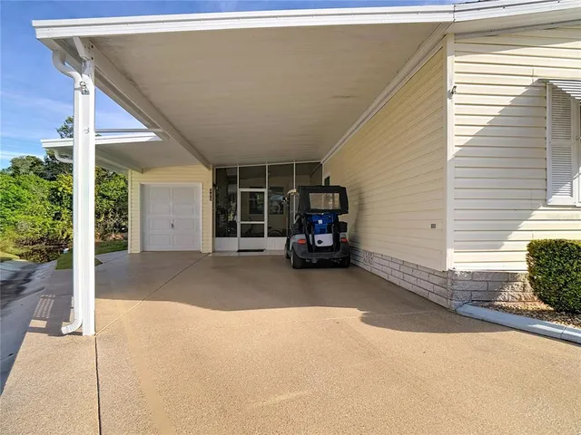 a view of a car garage
