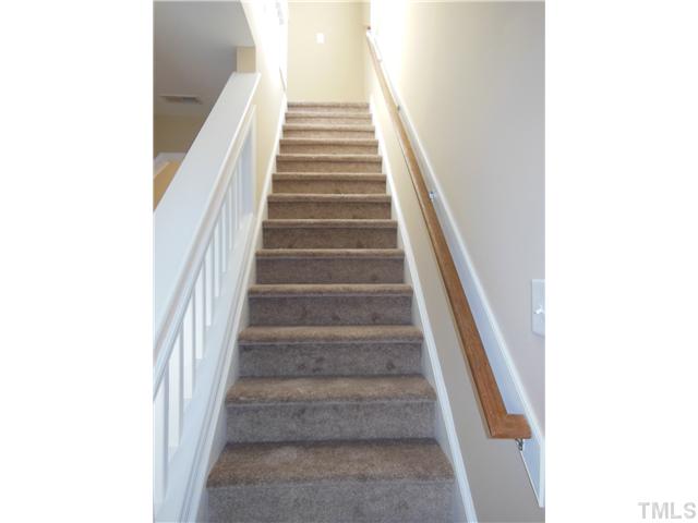 8516 Tierra Del Sol Way Raleigh, NC 27616 - Photo 4 of 20 Brand new carpet on the stairs that leads you up to three bedrooms and a nice size loft in between.