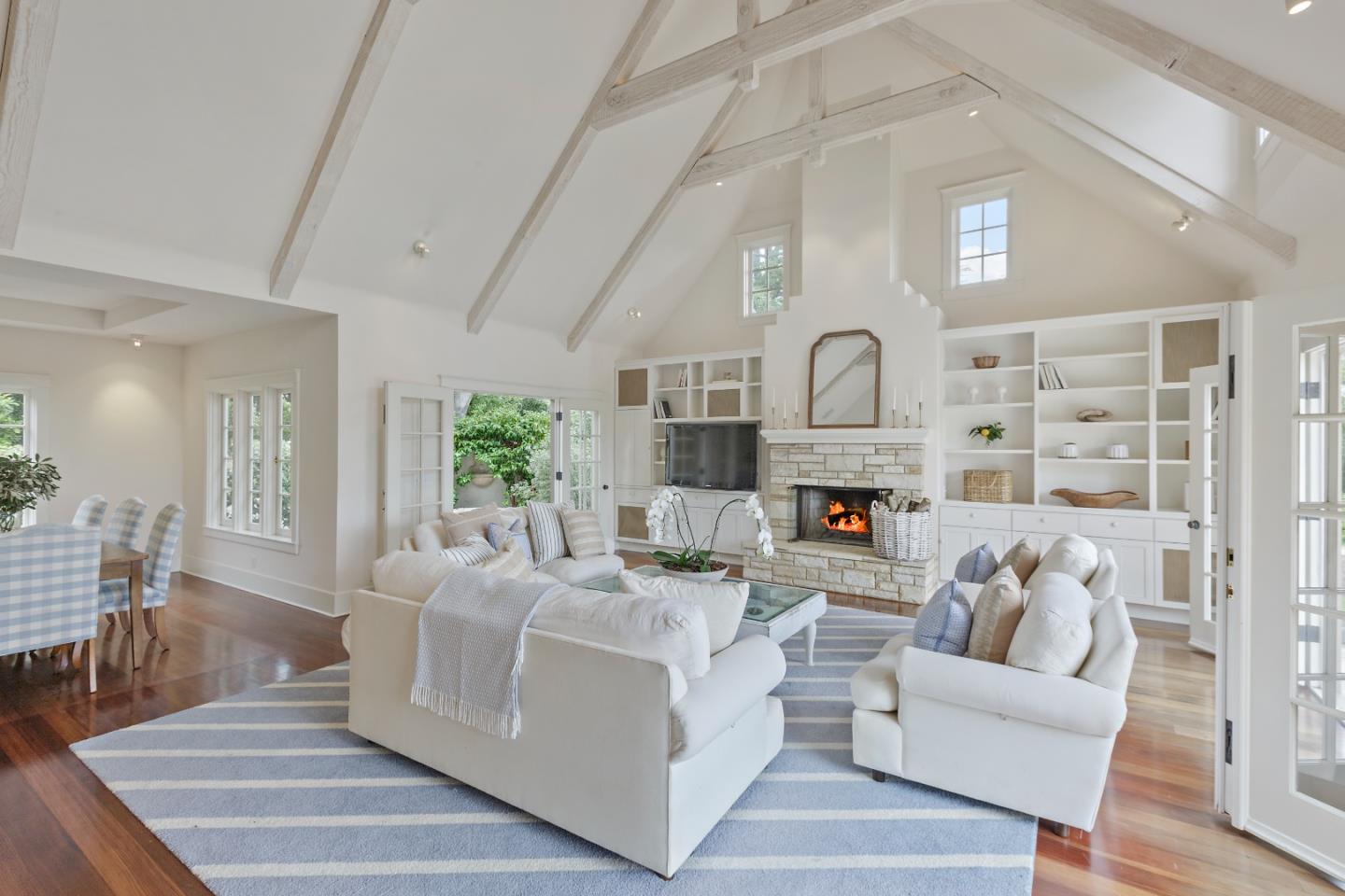 3929 Ronda Road Pebble Beach, CA 93953 - Photo 17 of 88 a living room with furniture and a fireplace