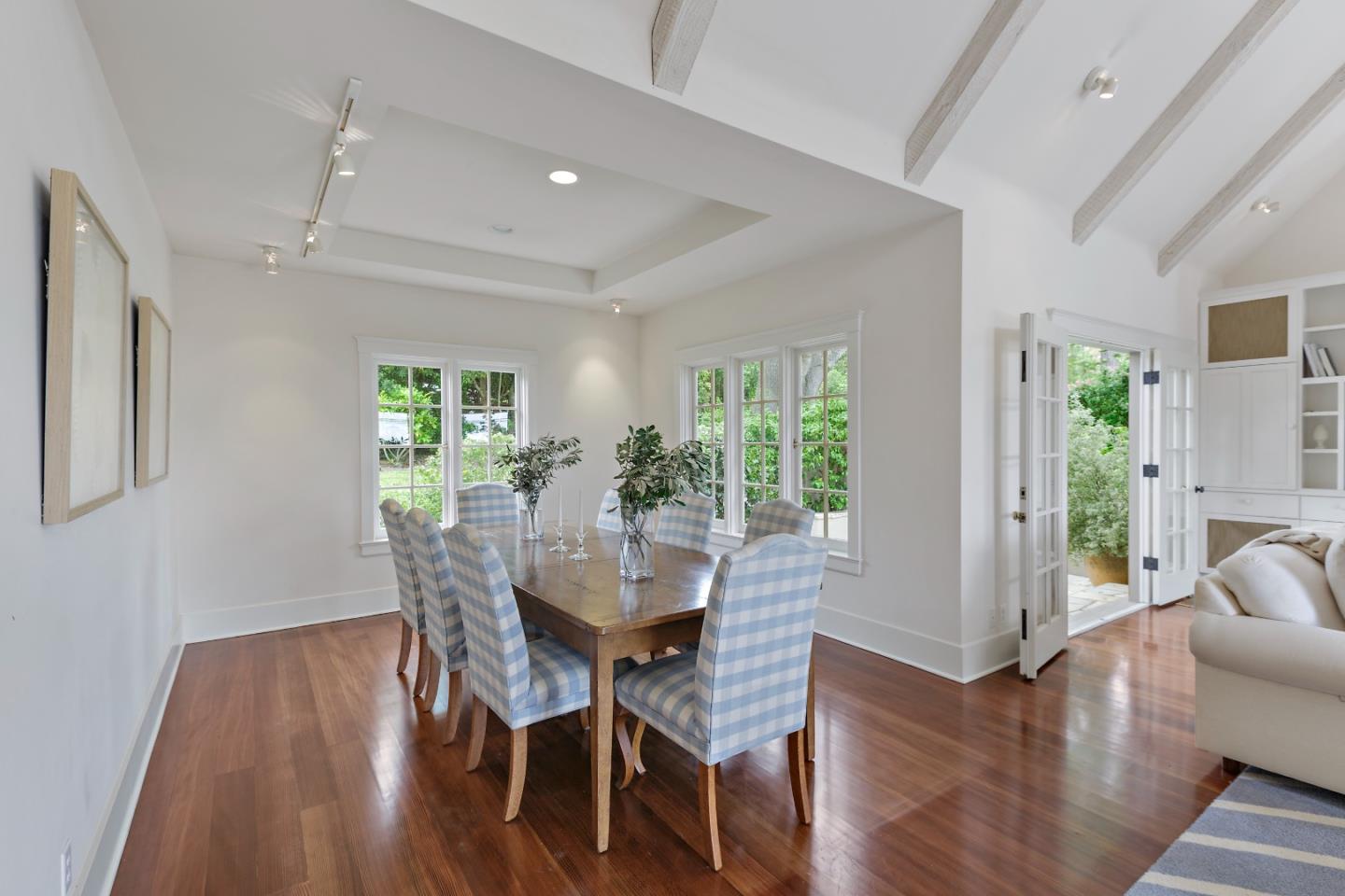 3929 Ronda Road Pebble Beach, CA 93953 - Photo 18 of 88 a view of a dining room with furniture and wooden floor