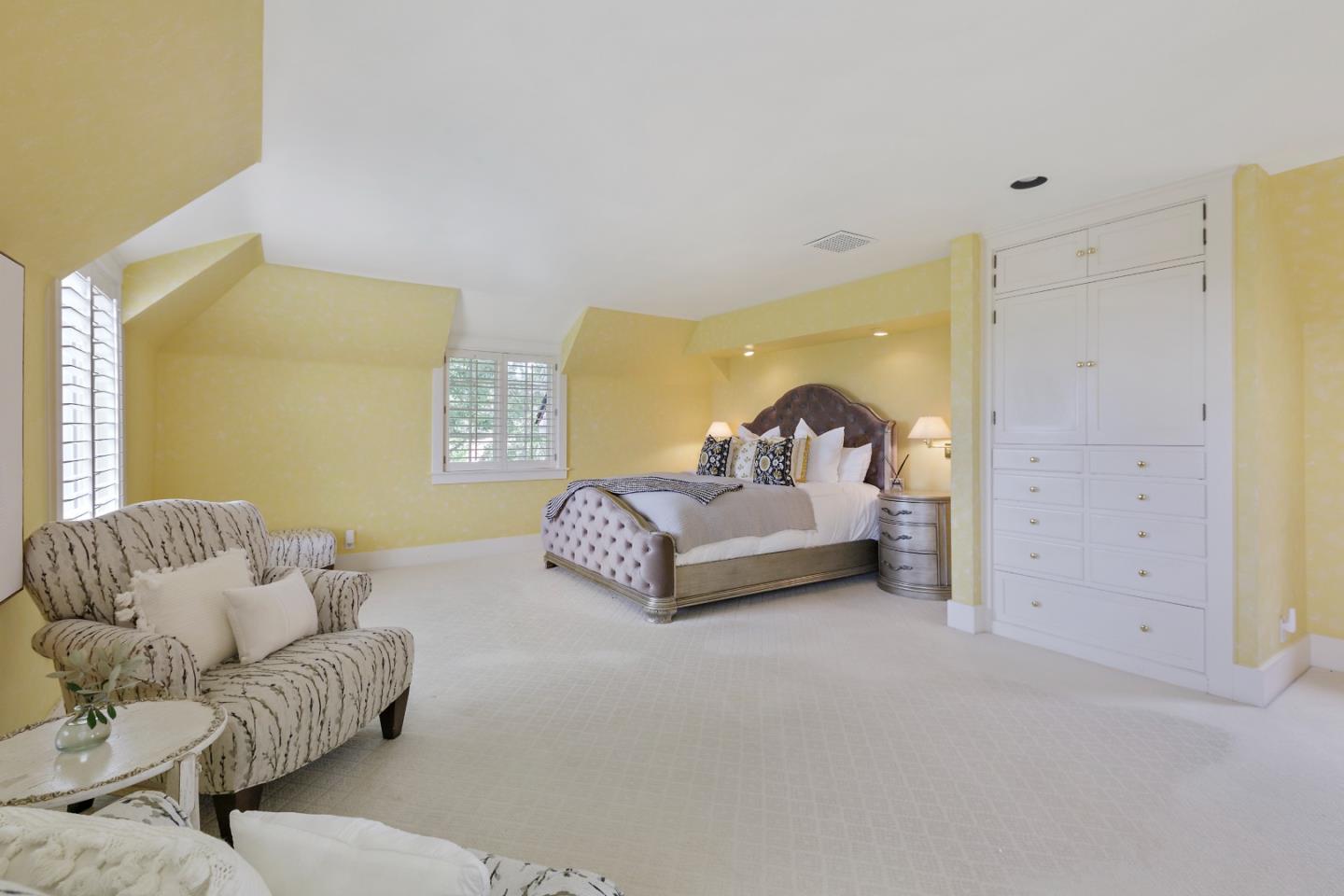 3929 Ronda Road Pebble Beach, CA 93953 - Photo 46 of 88 a bedroom with furniture and a couch