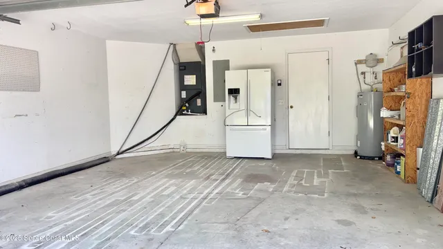 a view of a table and chairs in patio
