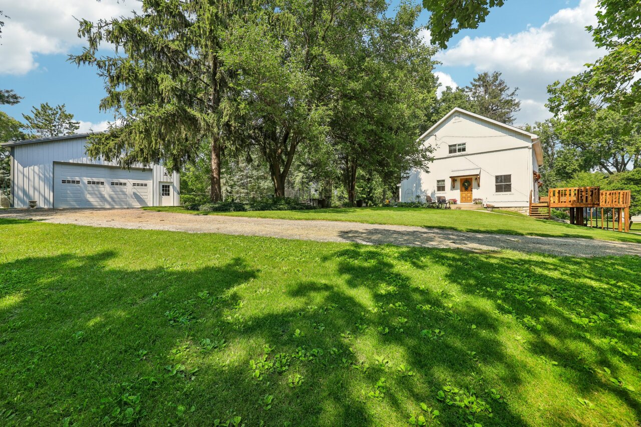 S30-w31922 County Road East Wales, WI 53183 - Photo 1 of 1 View of Home and Outbuilding