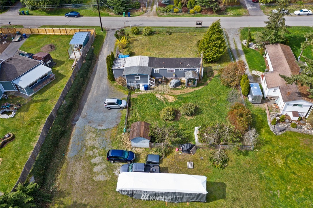 21325 Meridian Drive Southeast Bothell, WA 98021 - Photo 8 of 22 an aerial view of a house with a garden swimming pool and outdoor seating
