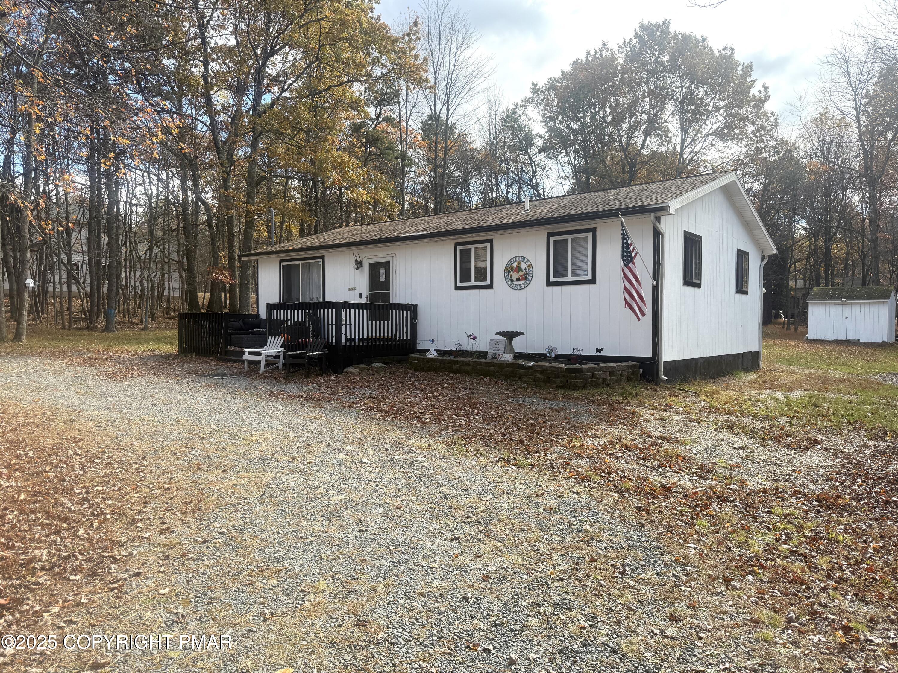 114 Maccauley Road Albrightsville, PA 18210 - Photo 19 of 21 a view of a house with a yard
