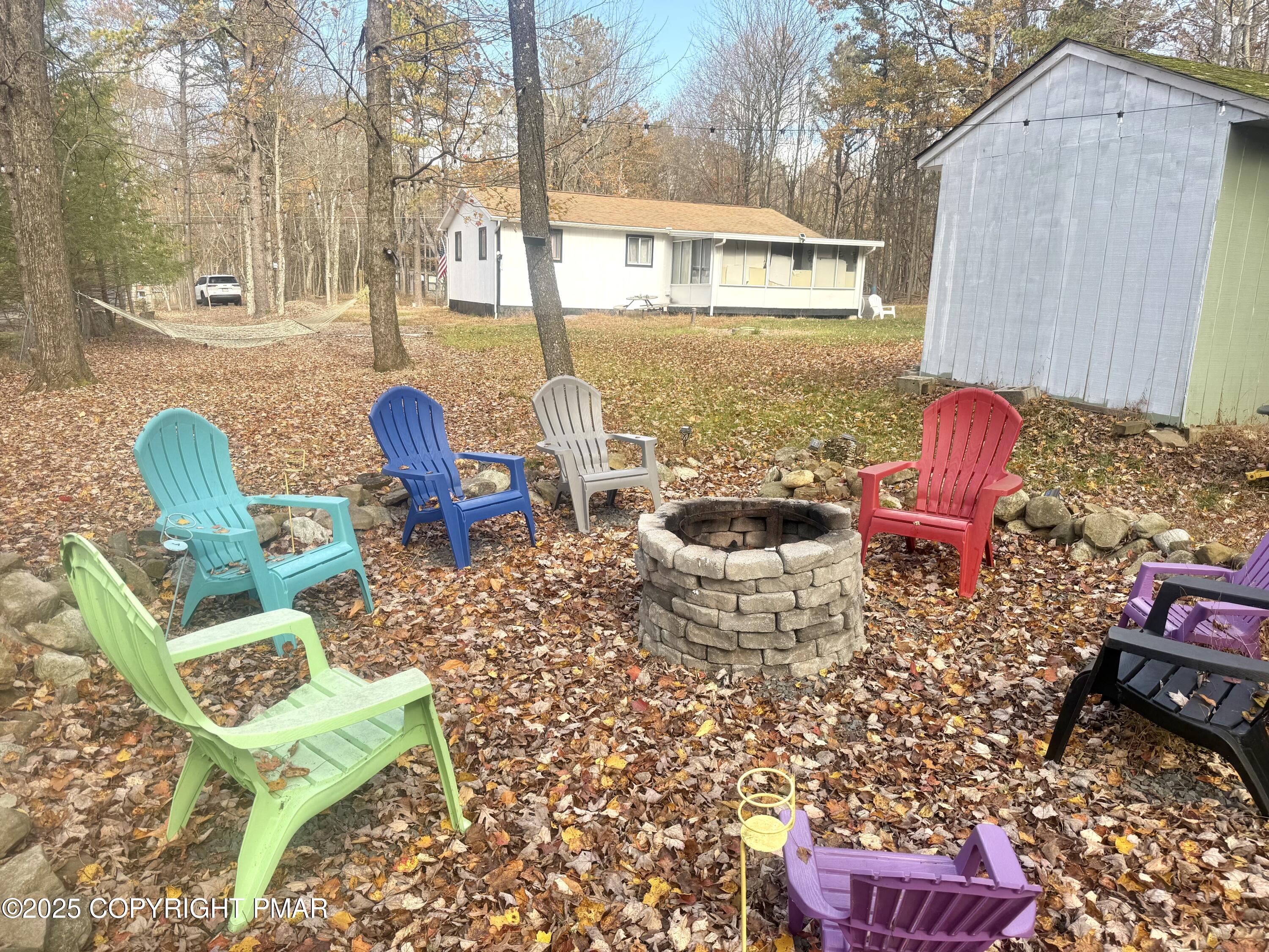 114 Maccauley Road Albrightsville, PA 18210 - Photo 21 of 21 a front view of a house with outdoor seating