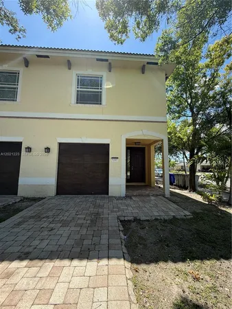 a view of front door of house