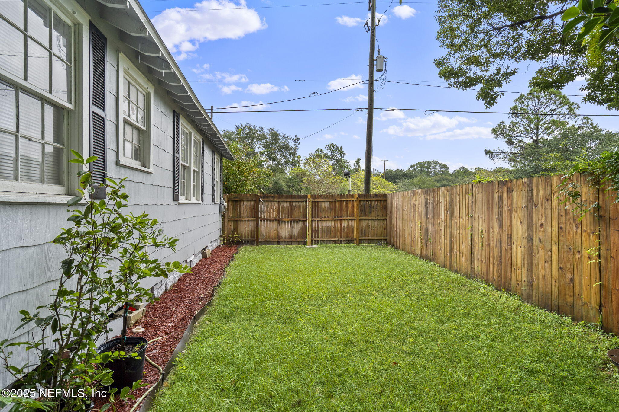 3910 Grant Road Jacksonville, FL 32207 - Photo 31 of 36 a view of a garden with a building in the background