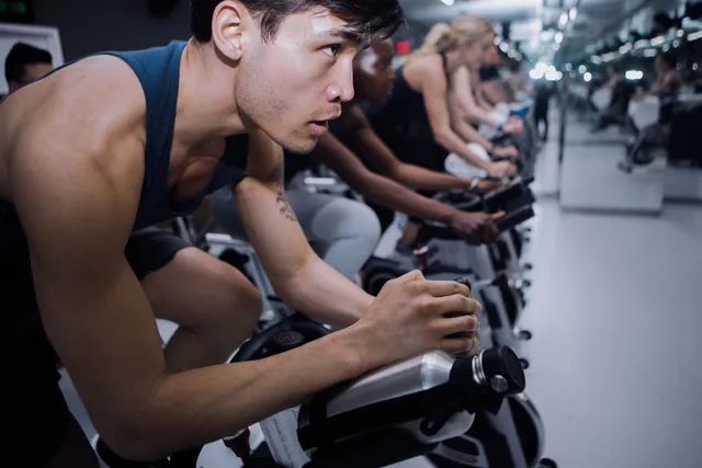 a picture of a bench in a room