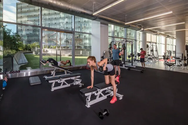 a view of a building with a yard