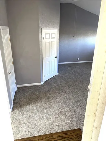 a view of livingroom with wooden floor