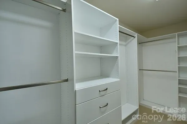 a walk in closet
