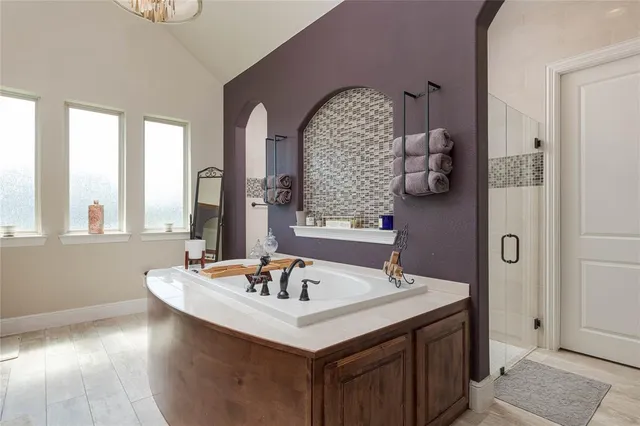 a view of living room with granite countertop furniture and fireplace