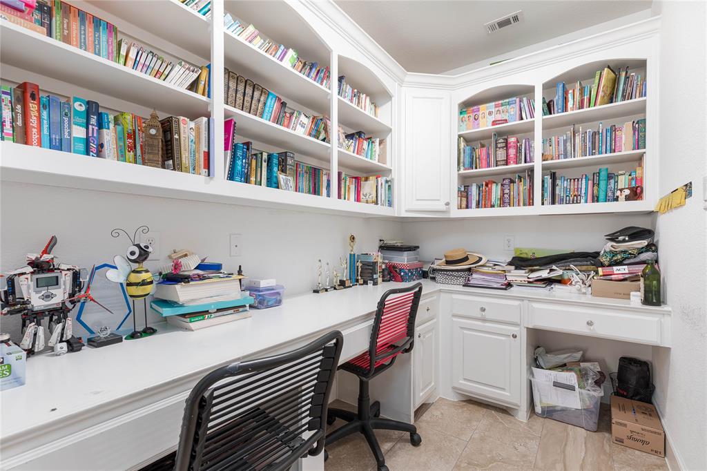 835 Bentwater Lucas, TX 75002 - Photo 25 of 40 a view of a workspace with furniture and toys