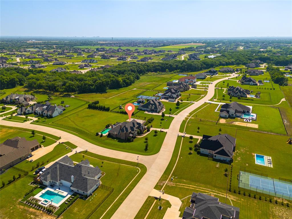 835 Bentwater Lucas, TX 75002 - Photo 40 of 40 an aerial view of a pool yard and outdoor seating