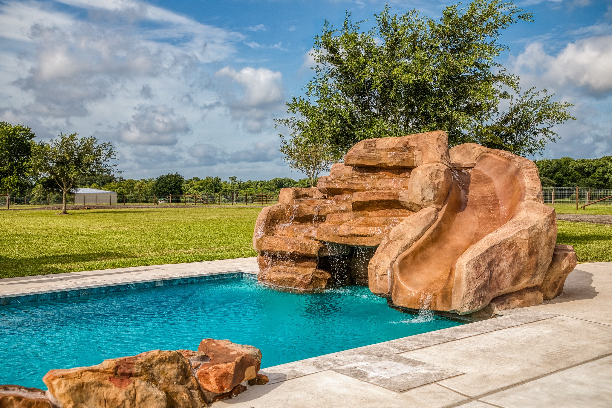 18581 William Penn Road Washington, TX 77880 - Photo 21 of 49 a view of a lake with a big yard