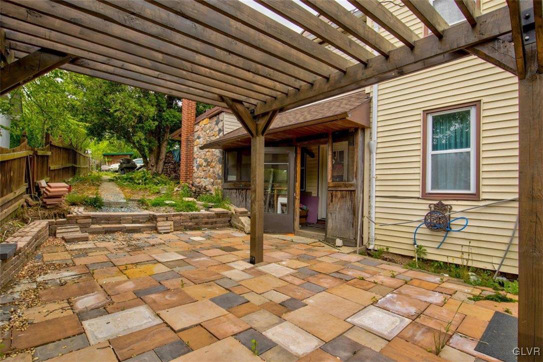 744 Main Road Lehighton, PA 18235 - Photo 8 of 42 Side patio with Pergola off of kitchen