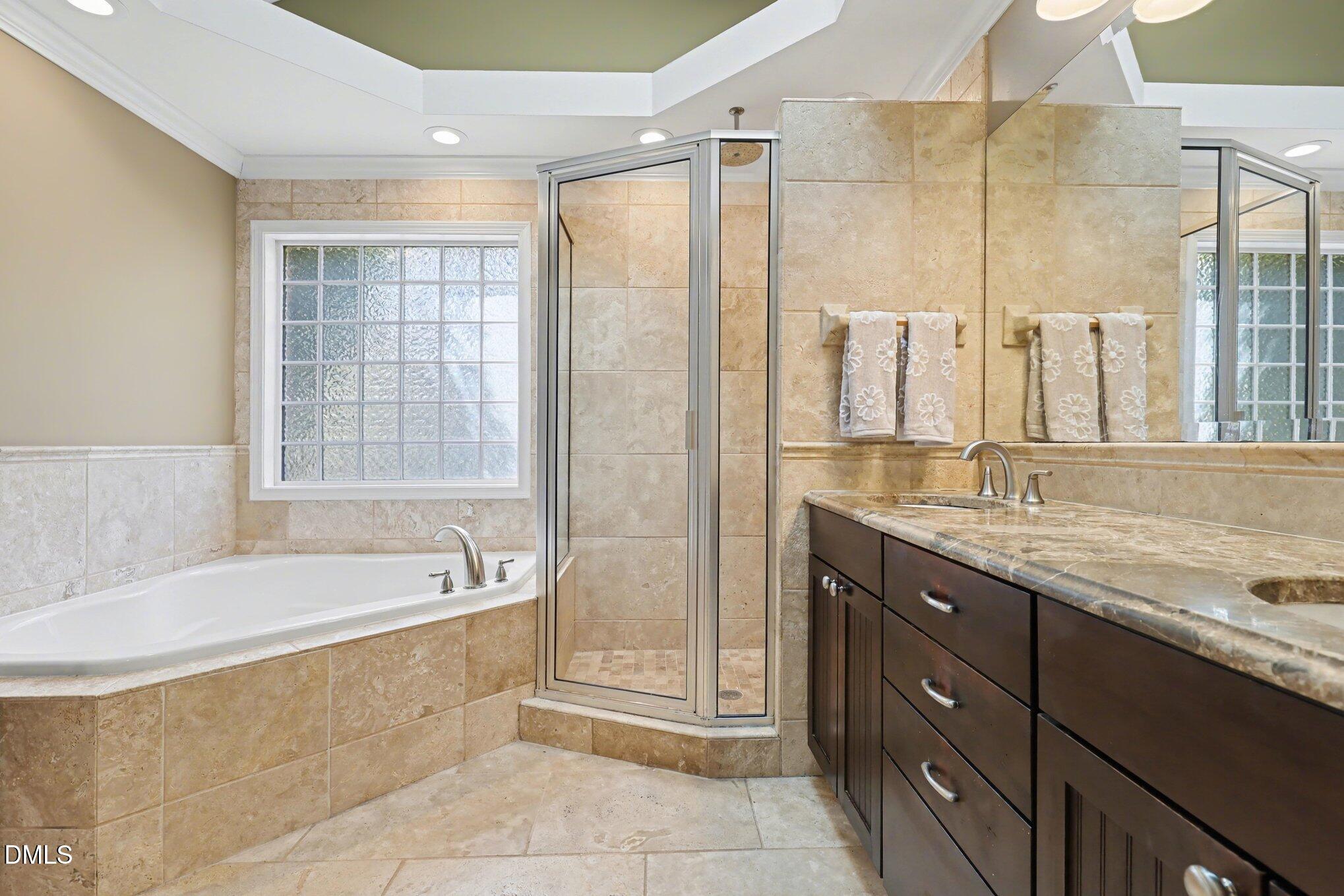 1212 Kershaw Drive Raleigh, NC 27609 - Photo 12 of 42 Primary Bath