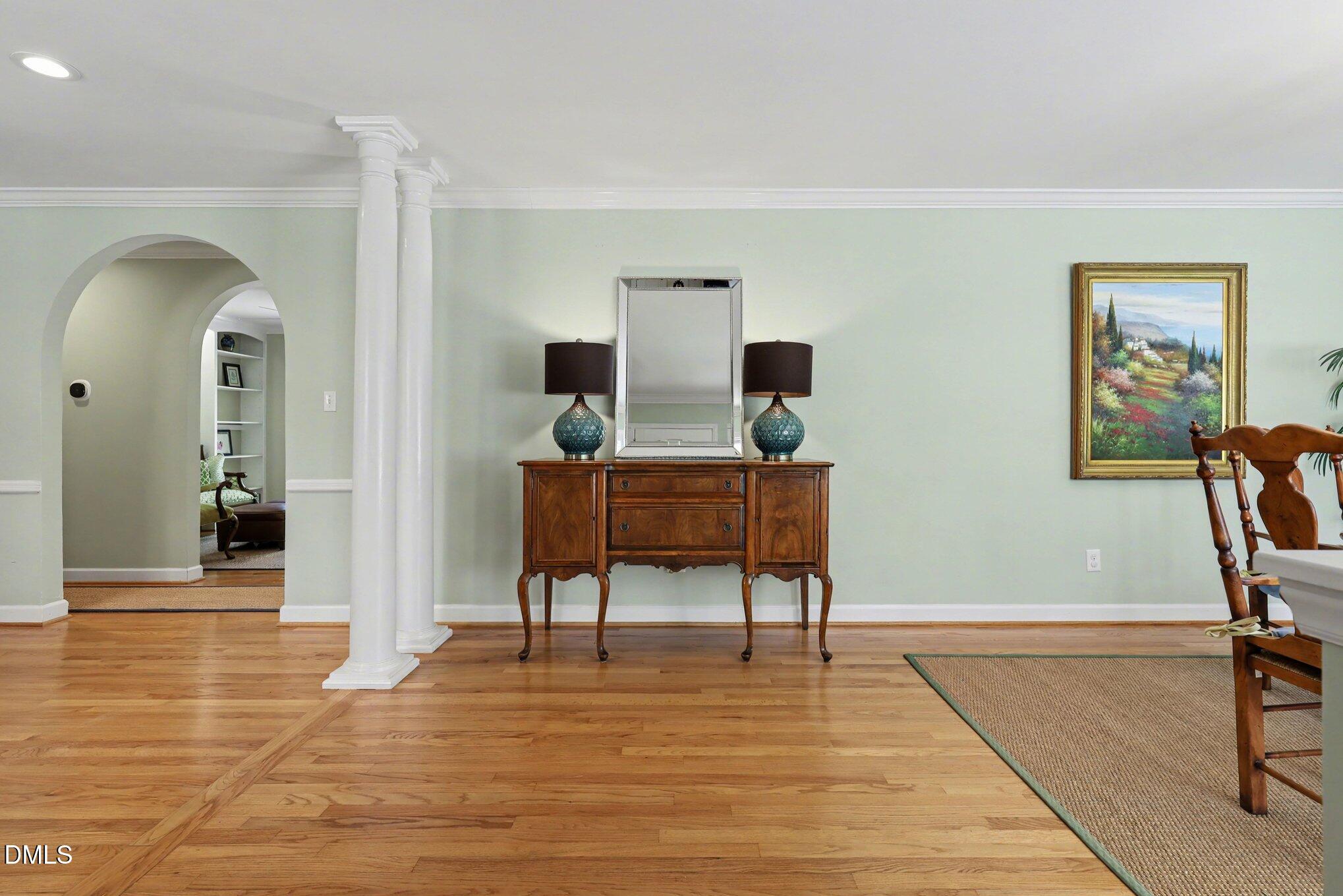 1212 Kershaw Drive Raleigh, NC 27609 - Photo 9 of 42 Living/Dining Rooms