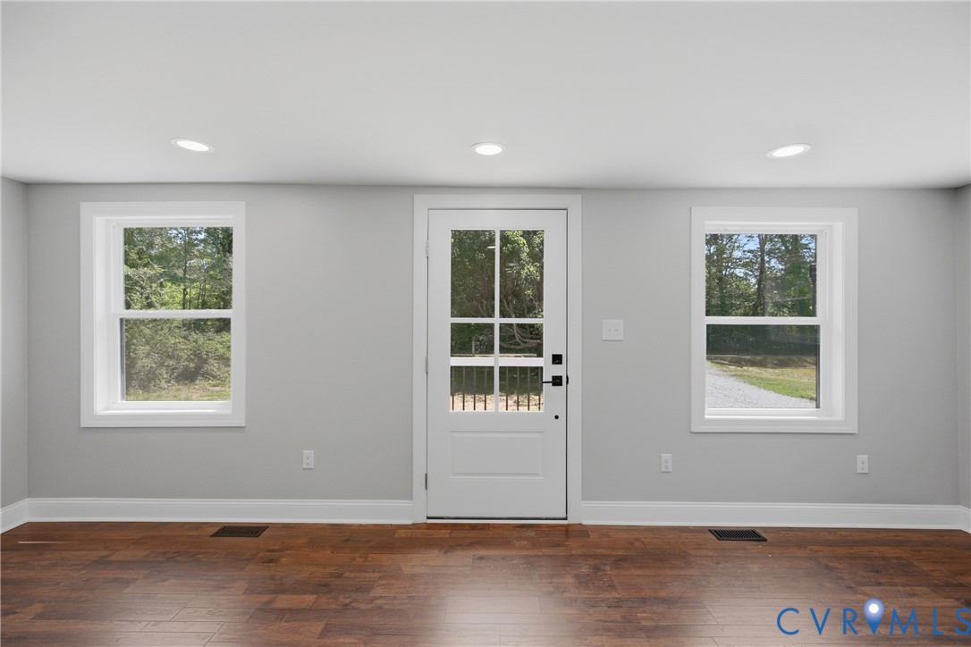 3497 Bumpass Road Beaverdam, VA 23015 - Photo 2 of 28 Bright interior space featuring a glass-paneled do