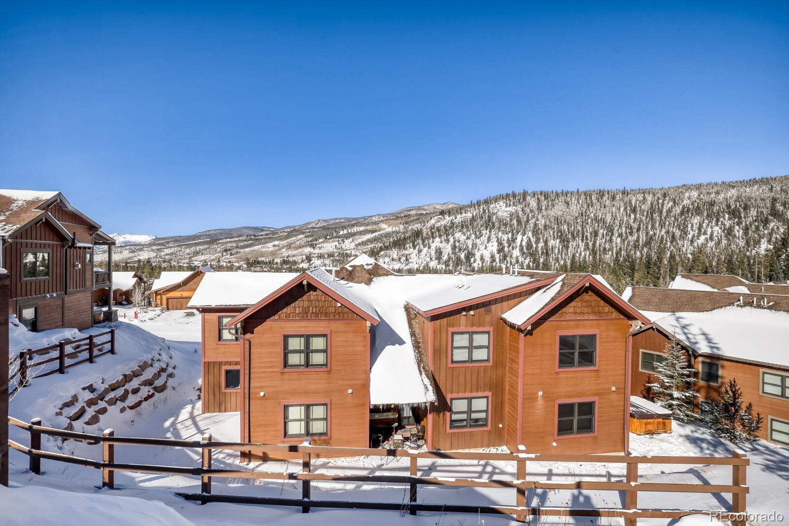 0852 Independence Road Dillon, CO 80435 - Photo 30 of 43 a front view of a house with a yard