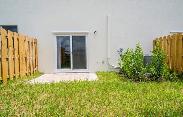 a view of front door of house
