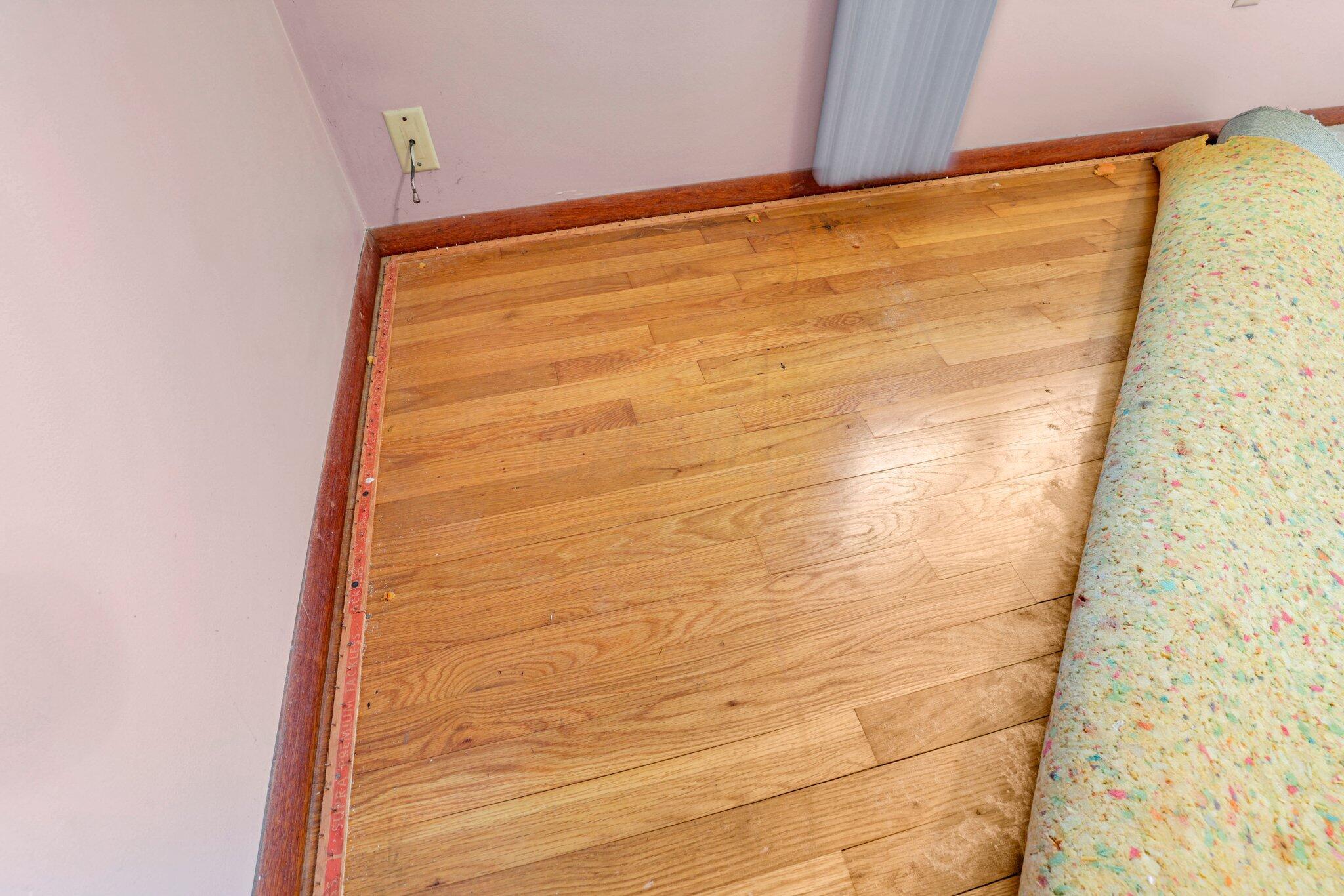 5834 Riverton Road Columbus, OH 43232 - Photo 24 of 58 Hardwood Floor Under ALL Carpets