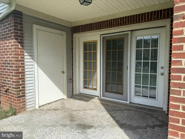 a view of front door of a house
