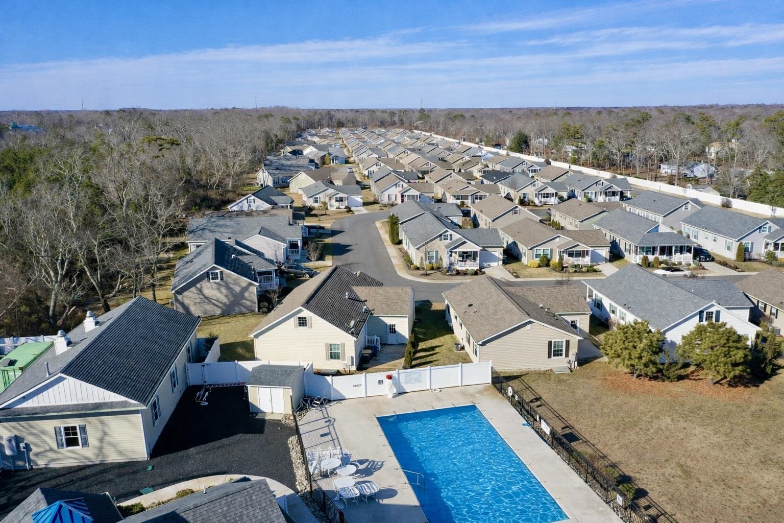2058 Shore Road Seaville, NJ 08230 - Photo 8 of 36 an aerial view of a house with a mountain view