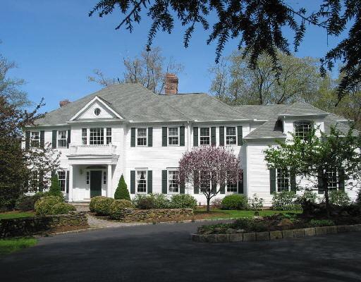 35 Wild Turkey Court Ridgefield, CT 06877 - Photo 1 of 1 a front view of a house with a garden