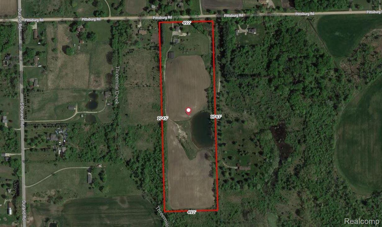 9248 Pittsburg Road Durand, MI 48429 - Photo 34 of 34 9248 Pittsburg Rd - Lot Lines.JPG