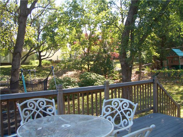 5324 Hunters Ridge Nashville, TN 37211 - Photo 2 of 19 Fenced-in, level backyard with mature trees and tree house! Low maintenance, composite deck on concrete pillars.