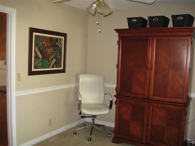 5324 Hunters Ridge Nashville, TN 37211 - Photo 9 of 19 Dining Room is currently used as an office. It is a front room and right off of the kitchen. Neutral paint and carpet color.